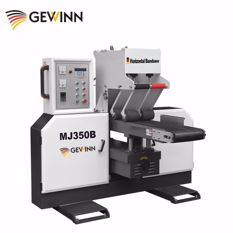 Gewinn Timber cutting use woodworking horizontal band saw MJ450B Horizontal band saw image48