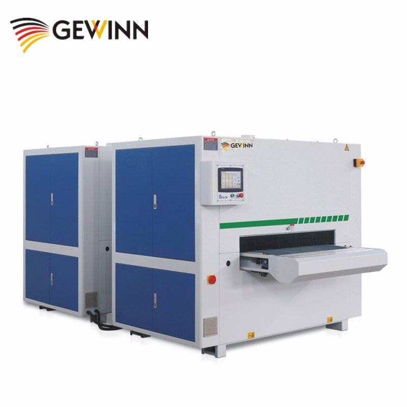 Gewinn Perfect combination of sanding and planning calibrating wood sander planer Sanding line image43