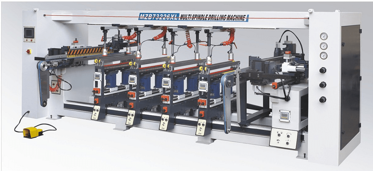 Gewinn Automatic woodworking multi spindle panel boring machine MZB73226L Multi -row boring machine image52